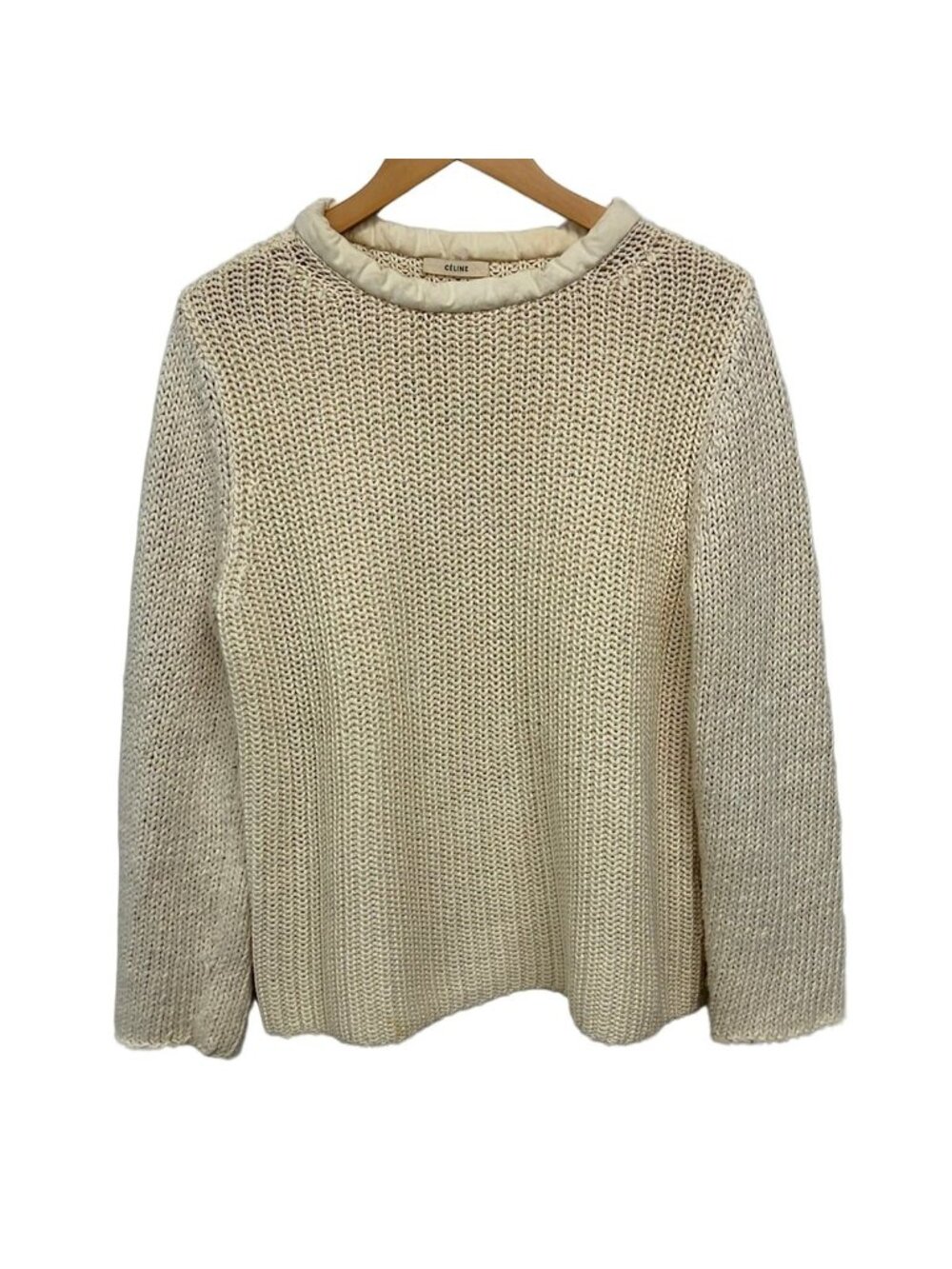 Celine Long Sleeve Sweater Ivory M